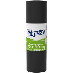 BOLSA BASURA 18 MICRAS 70X90 10 UN IMPEKE 30UXC