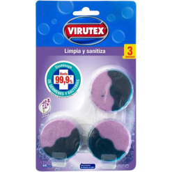 LIMPIADOR INODORO ESTANQUE BLOCK x 3- CLÁSICA12UXC