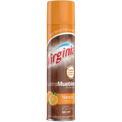 LUSTRAMUEBLES AEROSOL VIRGINIA NARANJA12x360cc