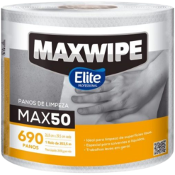 PAÑO MAXWIPE MAX50 TRABAJO LIVIANO BOBINA 690 HJS X 1