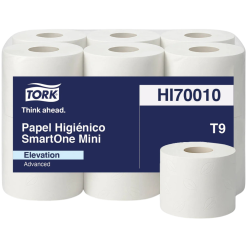 PAPEL HIGIENICO SMARTONE MINI D/H 12 X 111.6 MTS TORK