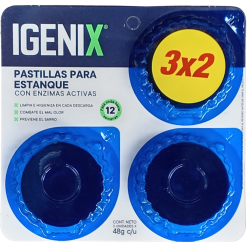 PASTILLAS ESTANQUE IGENIX AZUL 3X12x48g