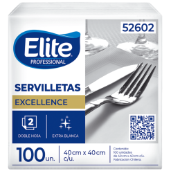 SERV ELITE MANTEL BLANCA 100 UN X 24 PQ