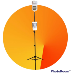 TERMOMETRO PARED K3 +DISP ALCOHOL GEL+TRIPODE ASTROPACK