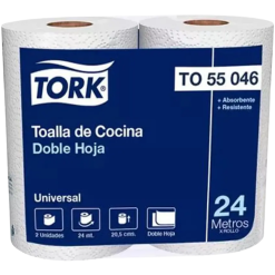 TOALLA TORK UNIVERSAL DH 24MTS X2