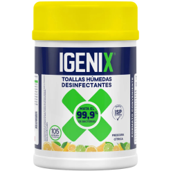 WIPES DESINFECCIÓN FRASCO IGENIX 105U6x105u