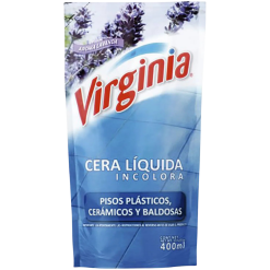 CERA LIQUIDA A/BRILLO VIRGINIA INCOLORA D/P10x400ml