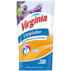 LIMPIADOR PISOS FLOTANTES VIRGINIA D/P LAVANDA10x400ml