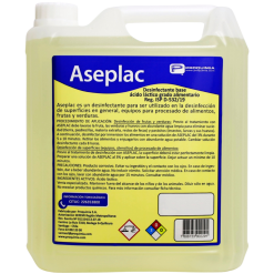 ASEPLAC DESINFECTANTE DE FRUTAS Y VERDURAS ACIDO LACTICO 5LTS