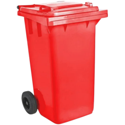 BASURERO 240L ROJO SIN PEDAL ASTROPACK