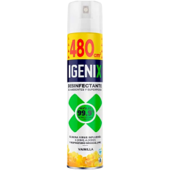 DESINFECTANTE AEROSOL IGENIX VAINILLA JIRAFA12x480cc