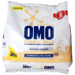 DETERGENTE EN POLVO OMO CONCENTRADO ULTRA POWER 400GR