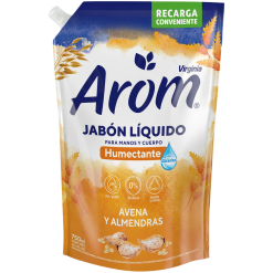 JABÓN LÍQUIDO AROM AVENA & ALMENDRAS DP12x750ml
