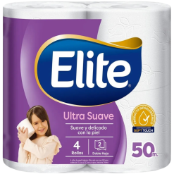 PAPEL HIGIENICO ELITE 4X50 MTS
