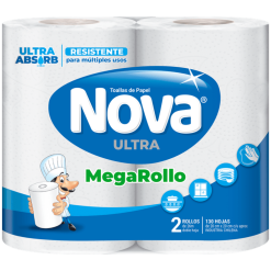 TOALLA NOVA ULTRA MEGA ROLLO X2