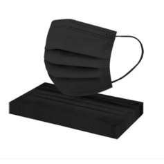 MASCARILLA 3 PLIEGUES NEGRA
